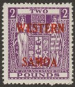 Samoa 1955 QEII Postal Fiscal £2 Bright Purple Mint SG235