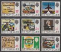 Click for more photos and details Seychelles 1976 QEII Independence Overprint Set UM Mint SG374-382 cat £15 MNH