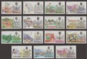 Click for more photos and details St Helena 1971 QEII Decimal Currency Set UM Mint SG261-274 cat £22 MNH