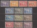 Click for more photos and details St Helena 1938 King George VI Badge Part Set to 10sh Used cat £60