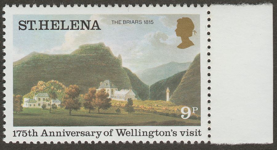 St Helena 1980 QEII Wellington Visit 9p wmk Crown to Right Mint SG367w