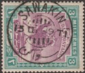 Click for more photos and details Sudan 1899 Camel Postman 3m Mauve and Green Used with SAWAKIN Proud D4 Postmark
