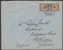 Click for more photos and details Sudan 1931 Postman 5m x2 Used on Cover w SINKAT + SHELLAL-HALFA TPO Postmark