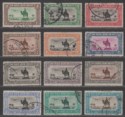 Click for more photos and details Sudan 1931 KGV Airmail Set Used SG49b-57d