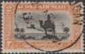 Sudan 1937 KGV Airmail 2p Black and Orange p11½x12½ Used SG53b