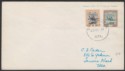 Click for more photos and details Sudan 1951 Postman 1m + 4m on Cover to USA w SHALLAL - HALFA TPO No 1 Postmark