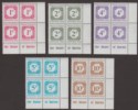 Click for more photos and details Tristan da Cunha 1976 QEII Postage Due Block Mint Set D11-15
