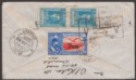 Click for more photos and details Iran 1945 5r x2, 10ch Airmail Cover Used Basra to India