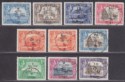 Click for more photos and details Aden 1951 King George VI Surcharge Part Set to 10sh Used