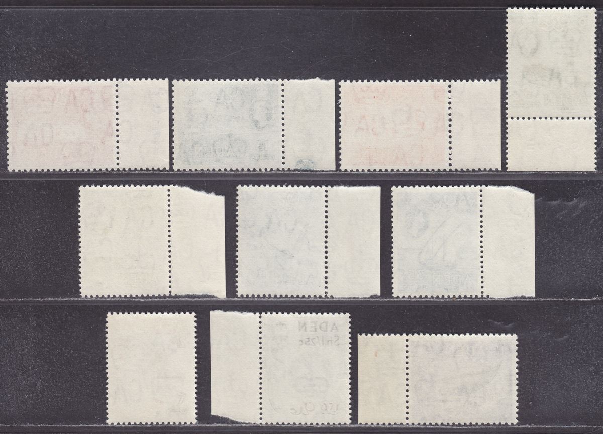 Aden 1964-65 Queen Elizabeth II Set UM Mint SG77-86 cat £55