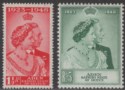 Click for more photos and details Aden Kathiri State 1949 KGVI Royal Silver Wedding 1½a, 5r Mint SG14-15 cat £18