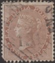 Click for more photos and details India used Aden 1856 QV 1a Used with part STEAMER POINT 124 Postmark