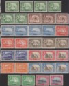 Aden 1939-48 King George VI Set to 2r with Shades Mint SG16-25