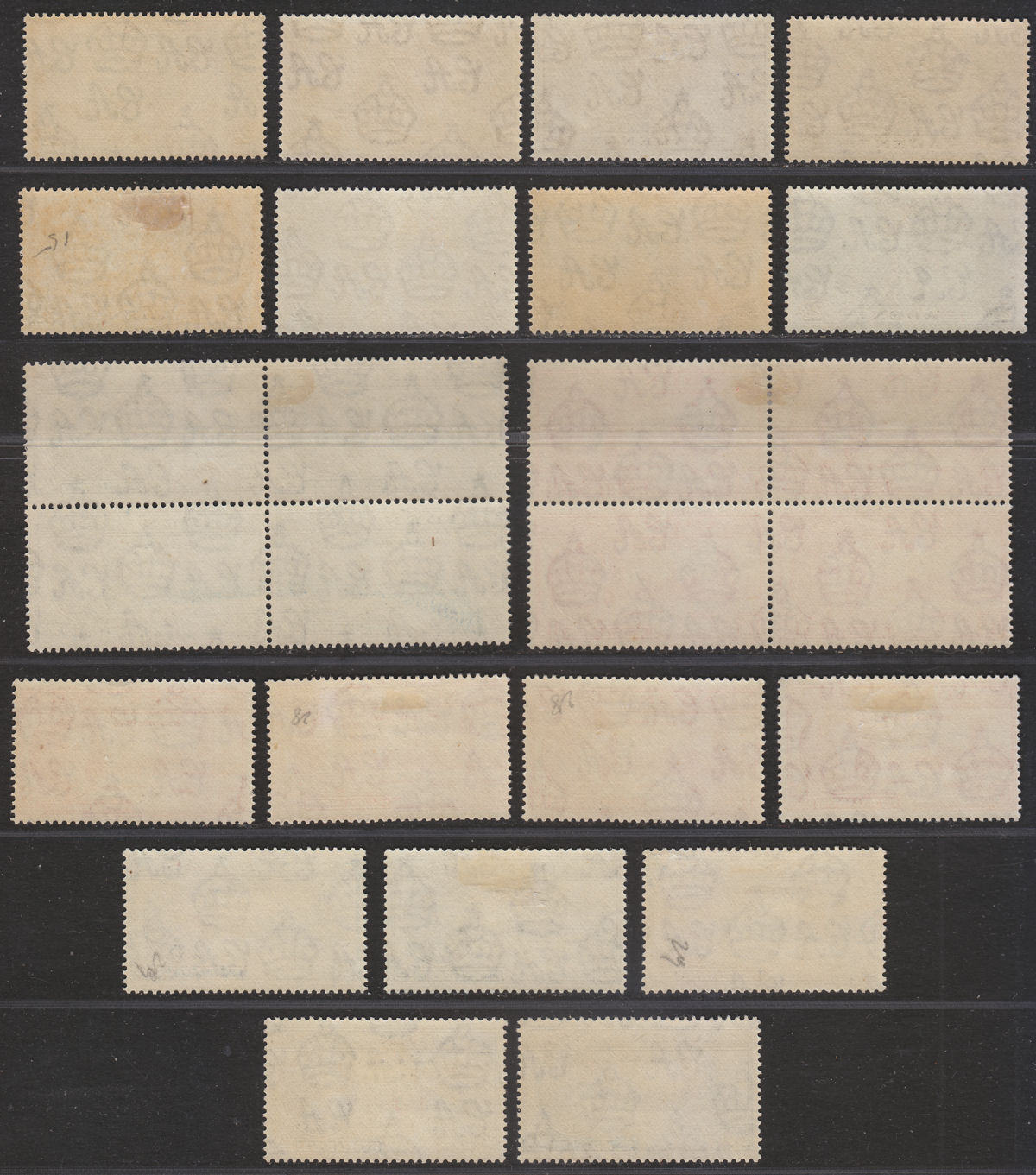 Aden 1937-63 King George VI - Queen Elizabeth II Selection to 1sh25 Mint