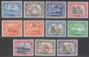 Aden 1951 King George VI Surcharge Set Mint SG36-46 cat £90