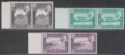 Aden Kathiri State Seiyun 1964 QEII Pairs Set UM Mint SG39-41 cat £34