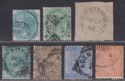 Click for more photos and details India used Aden 1866-92 QV Selection to 3a Used with ADEN Postmarks