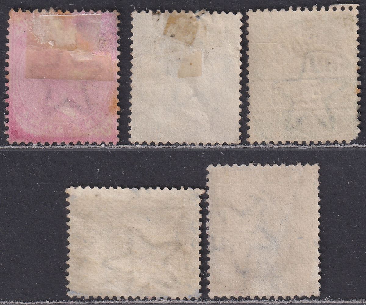India used Aden 1882-92 QV Selection to 4a Used with ADEN-CAMP Postmarks