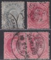 Click for more photos and details India used Aden 1902-07 KEVII 3p, 1a Used with ADEN Postmarks