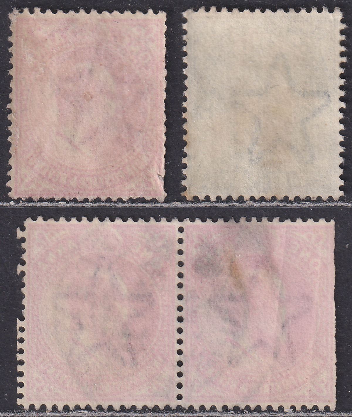 India used Aden 1902-07 KEVII 3p, 1a Used with ADEN Postmarks