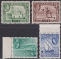Aden 1939-53 KGVI-QEII Selection Mint with small punched holes