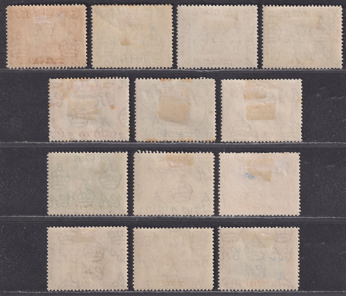 Aden 1939-48 King George VI Set Mostly Mint SG16-27 cat £130 tones
