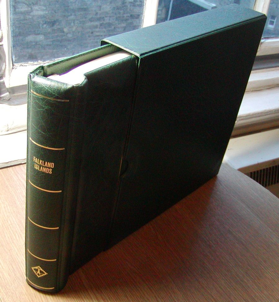 Falkland Islands Leuchtturm Lighthouse Stamp Album + Slipcase