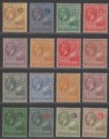 Click for more photos and details Antigua 1921-29 King George V Part Set to 4sh Mint with toned gum