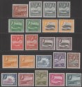 Click for more photos and details Antigua 1953 Queen Elizabeth II Set with Shades Mint SG120a-134 cat £90+