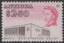 Click for more photos and details Antigua 1966 QEII $2.50 Black and Cerise p11½x11 Mint SG194