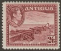 Antigua 1938 KGVI 2sh6d Brown-Purple Mint SG106