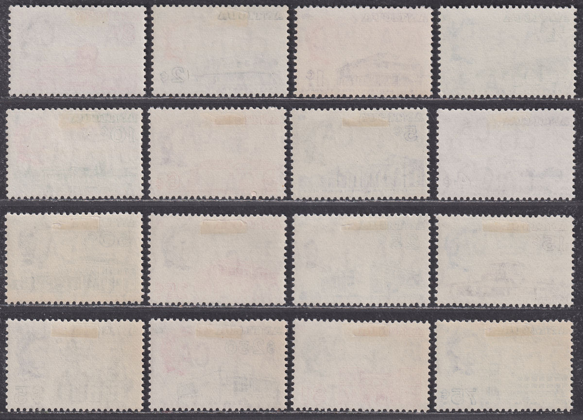 Antigua 1966 QEII Buildings perf 11½x11 Set Mint SG180-195 cat £55