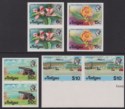 Click for more photos and details Antigua 1976-78 QEII Definitives Part Set Imperf Pairs UM Mint