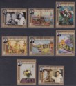 Click for more photos and details South Arabian Federation Kathiri 1966 Churchill Paintings Set Mint SG91-98 c £30