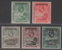 Click for more photos and details Ascension 1922 KGV Overprint on St Helena Part Set to 1sh Mint cat £95