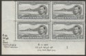 Click for more photos and details Ascension 1944 KGVI 3d Black and Grey Block with Retouch p13 Mint SG42b var