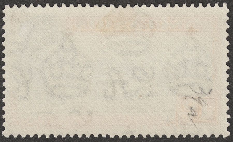 Ascension 1940 KGVI Green Mountain 1d Black and Yellow-Orange p13½ Mint SG39a