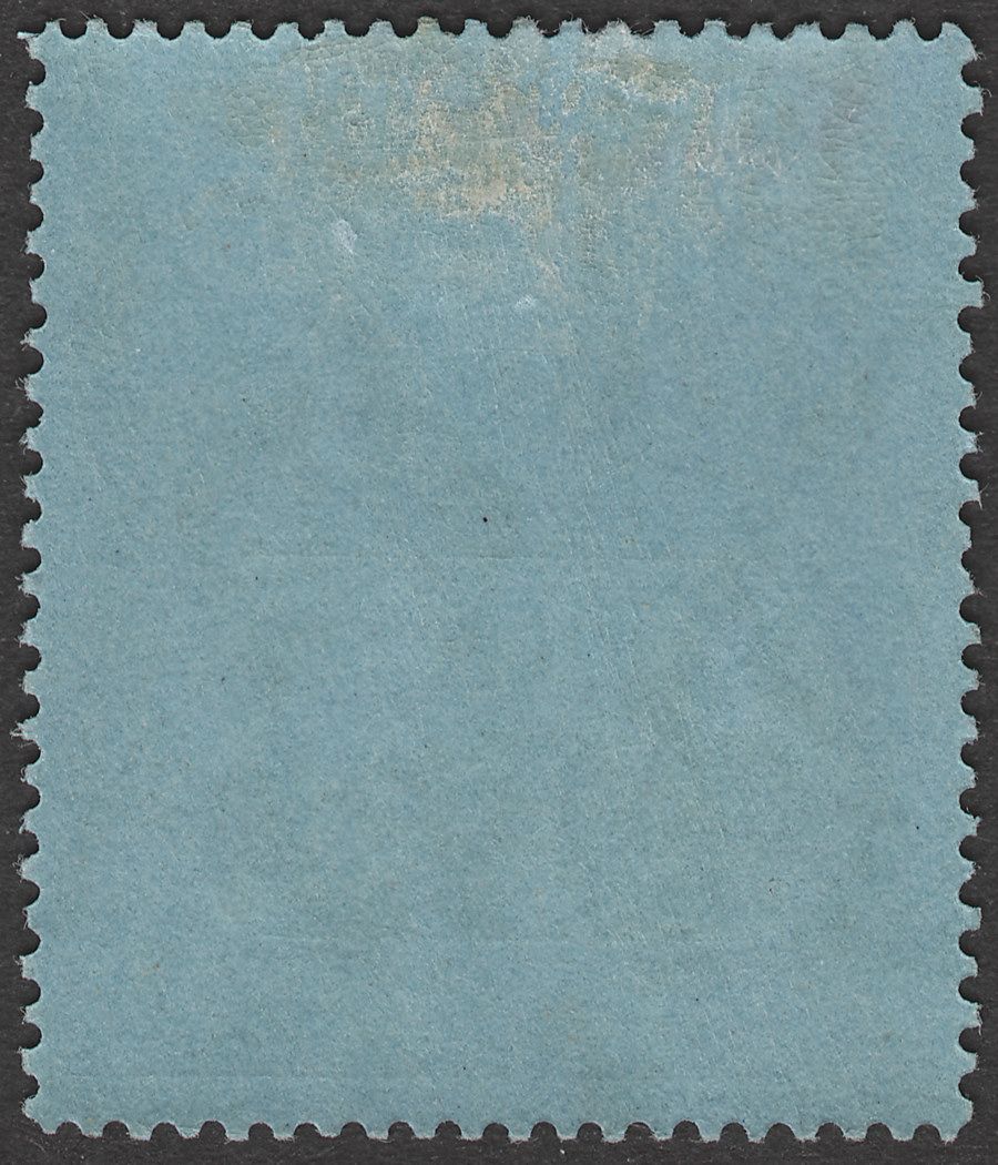 Ascension 1924 KGV Badge 2sh Grey-Black and Blue on Blue Mint SG19