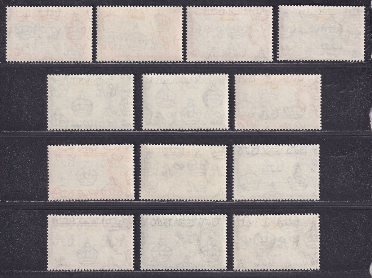 Ascension 1956 Queen Elizabeth II Set Mint SG57-69 cat £160