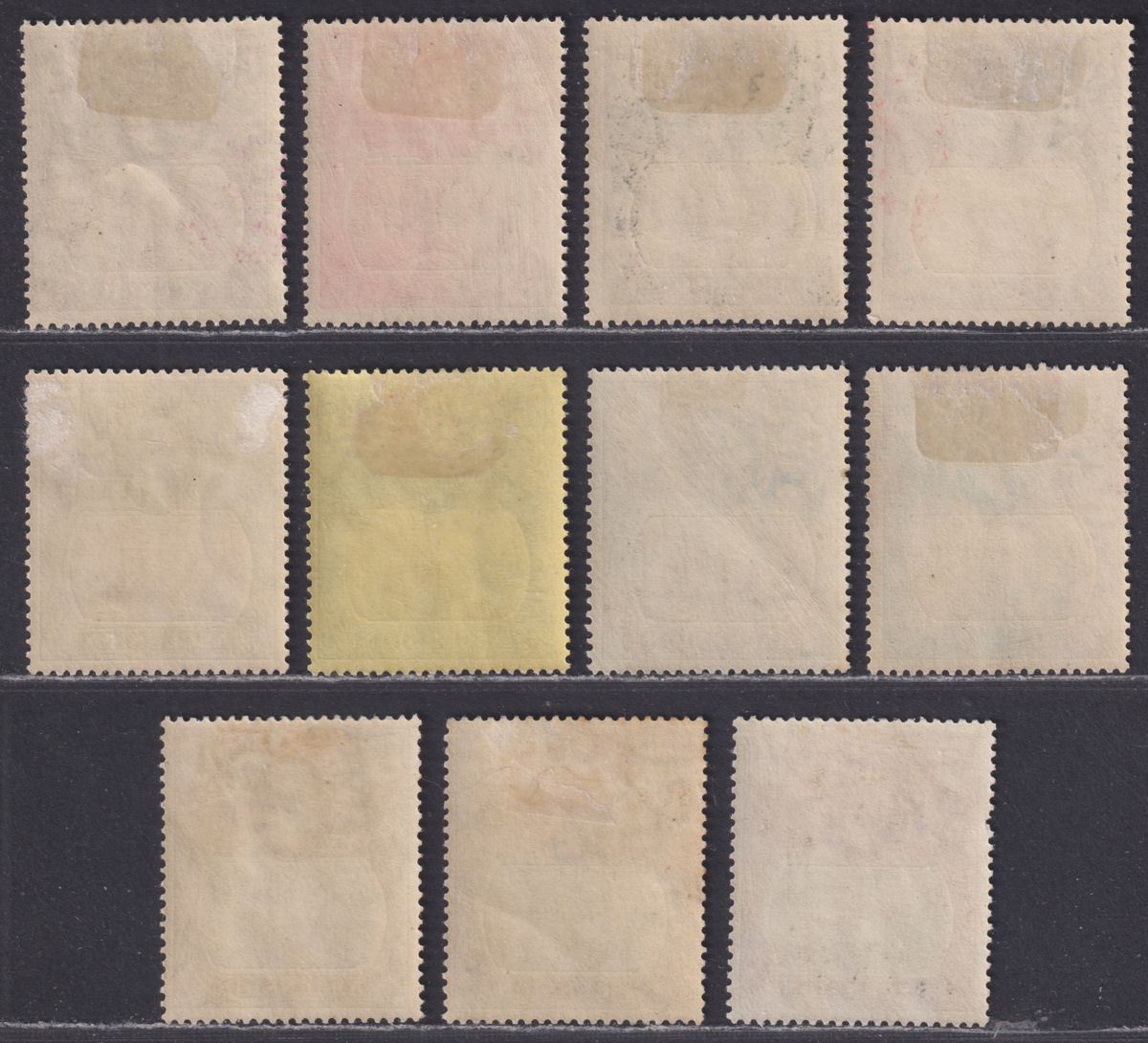 Ascension 1924 King George V Badge Set to 1sh Mint SG10-18