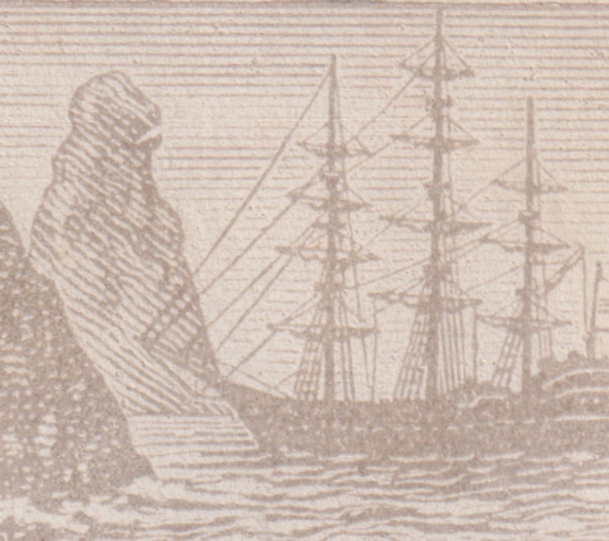 Ascension 1924 KGV Badge 2d w Variety Cleft Rock Unused SG13c c£250 VERY FAULTY