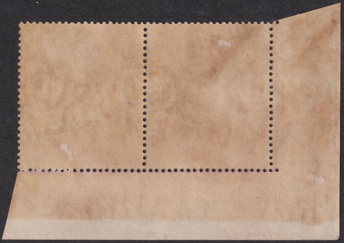 Ascension 1924 KGV Badge 8d w Variety Cleft Rock Unused SG17c c£300 VERY FAULTY