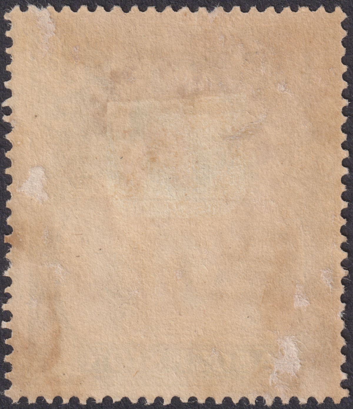 Ascension 1924 KGV Badge 1d Variety Torn Flag Unused SG11b cat £150 FAULTY