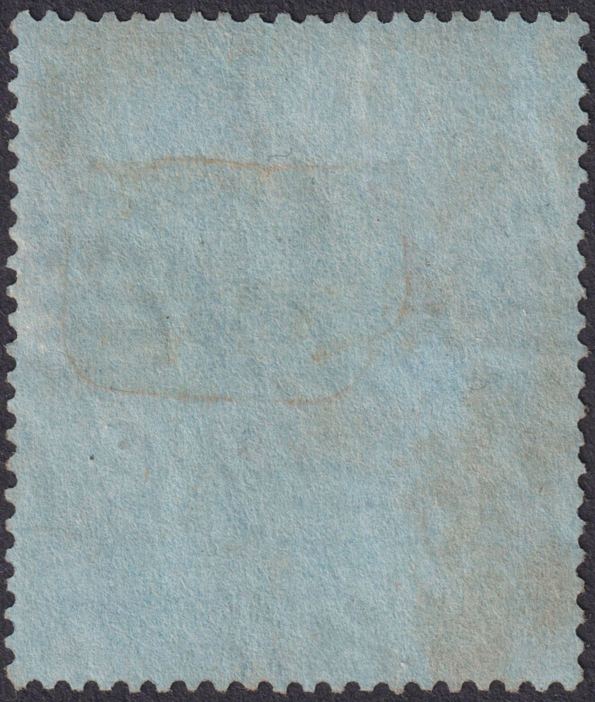 Ascension 1924 KGV Badge 2sh Grey-Black and Blue on Blue Used* SG19 cat £130