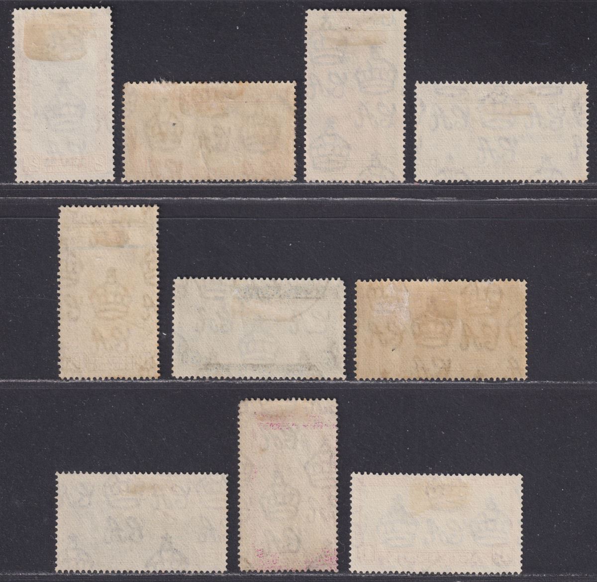 Ascension 1934 King George V Set Used SG21-30 cat £130