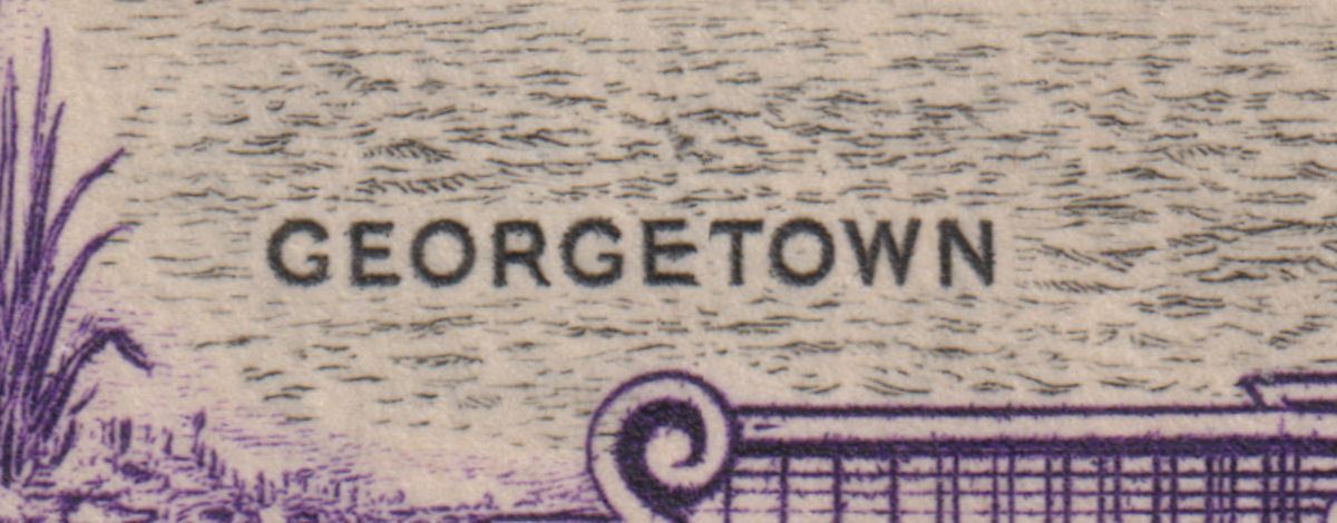 Ascension 1938 KGVI ½d p13½ Long Centre Bar E Variety Unused SG38a c£325 FAULTY