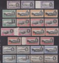 Click for more photos and details Ascension 1938-49 KGVI Part Set to 1sh with Perf / Shade Varieties Mint