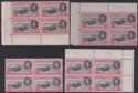 Click for more photos and details Ascension 1949-53 KGVI 1½d Blocks Selection Mint SG40d SG40f