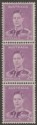 Australia 1941 KGVI 2d Purple Coil Strip Mint SG185a