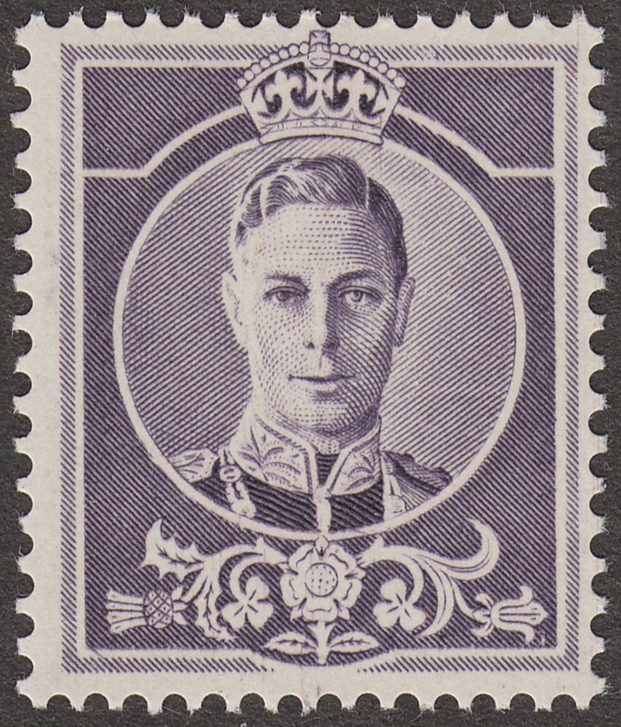 Australia 1950s KGVI Waterlow Essay in Violet perfed
